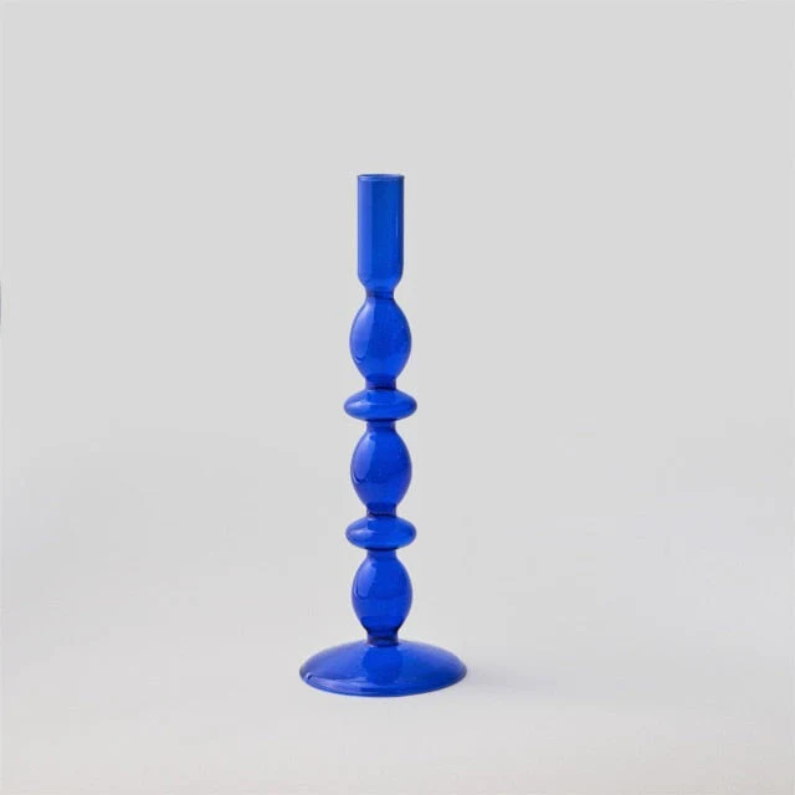 Bleuven - Candles - Bougeoir en verre au design élégant et moderne