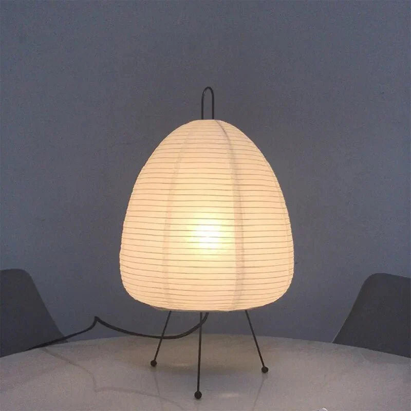 GlowNest | Lampe-lanterne en papier d'inspiration zen