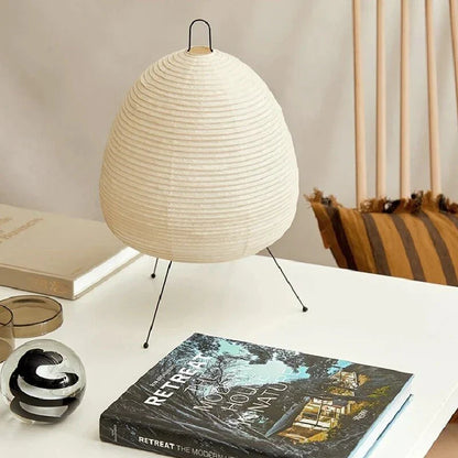 GlowNest | Lampe-lanterne en papier d'inspiration zen