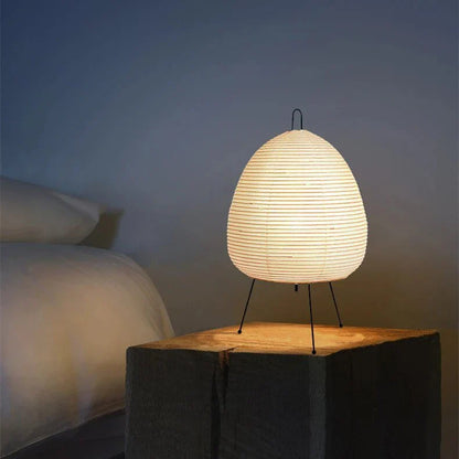 GlowNest | Lampe-lanterne en papier d'inspiration zen