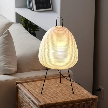 GlowNest | Lampe-lanterne en papier d'inspiration zen